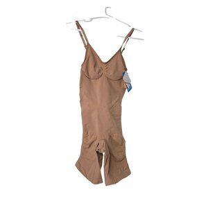 FeelinGirl Womens Shapewear Bodysuit With Adjustable Straps M/L Nylon/Spandex Ta
